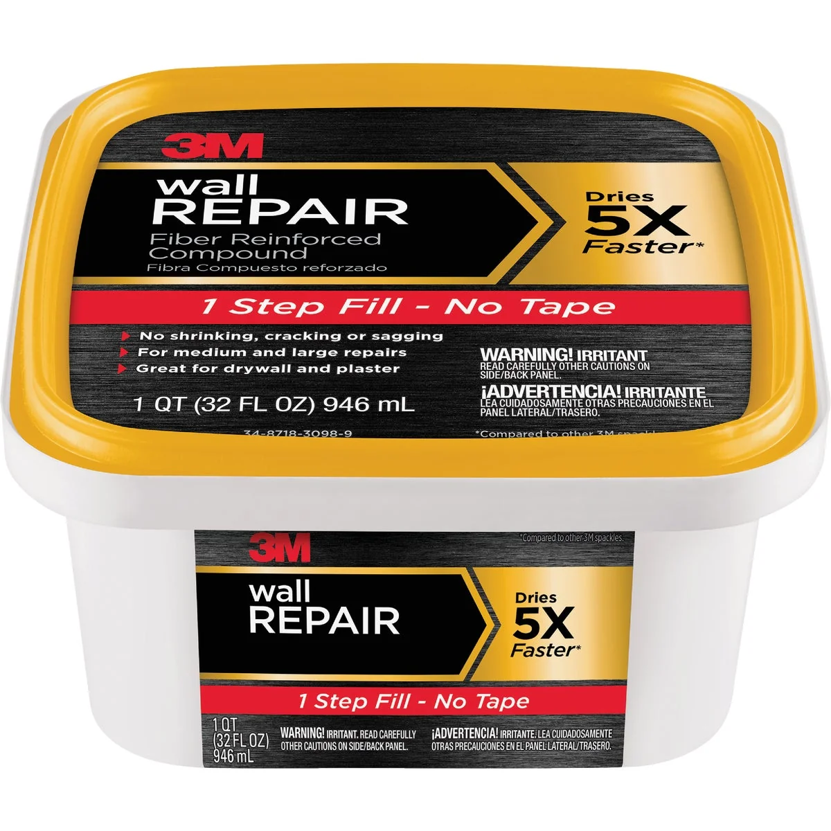 Functional 3M 32 Oz. High Strength Large Hole Repair Superior