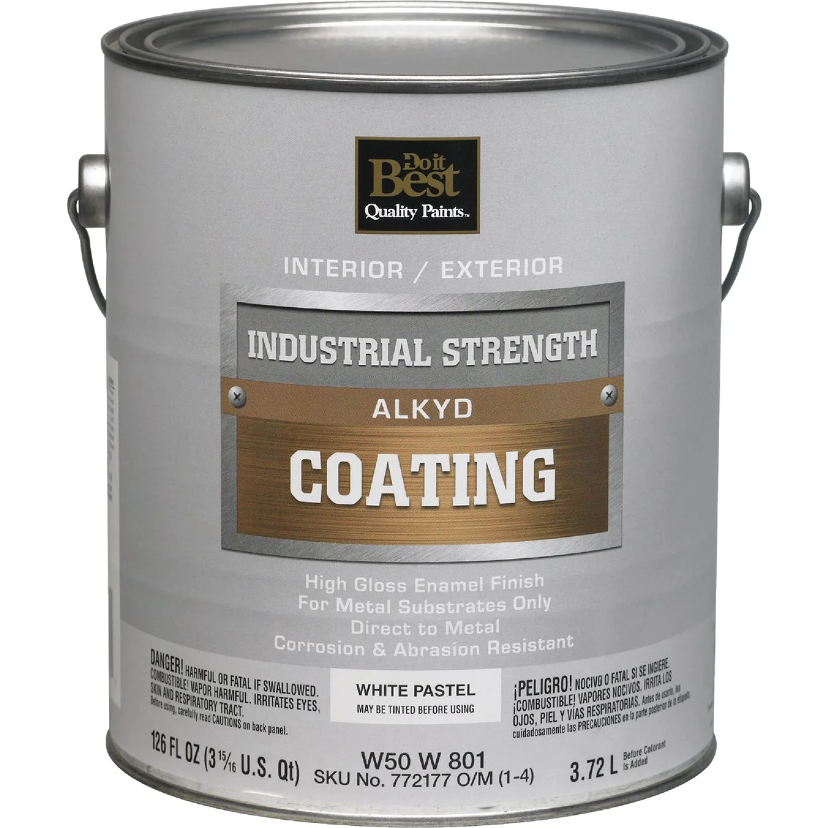 Powerful Do it Pastel Base Alkyd Industrial Coating White 1 Gal. Traditional
