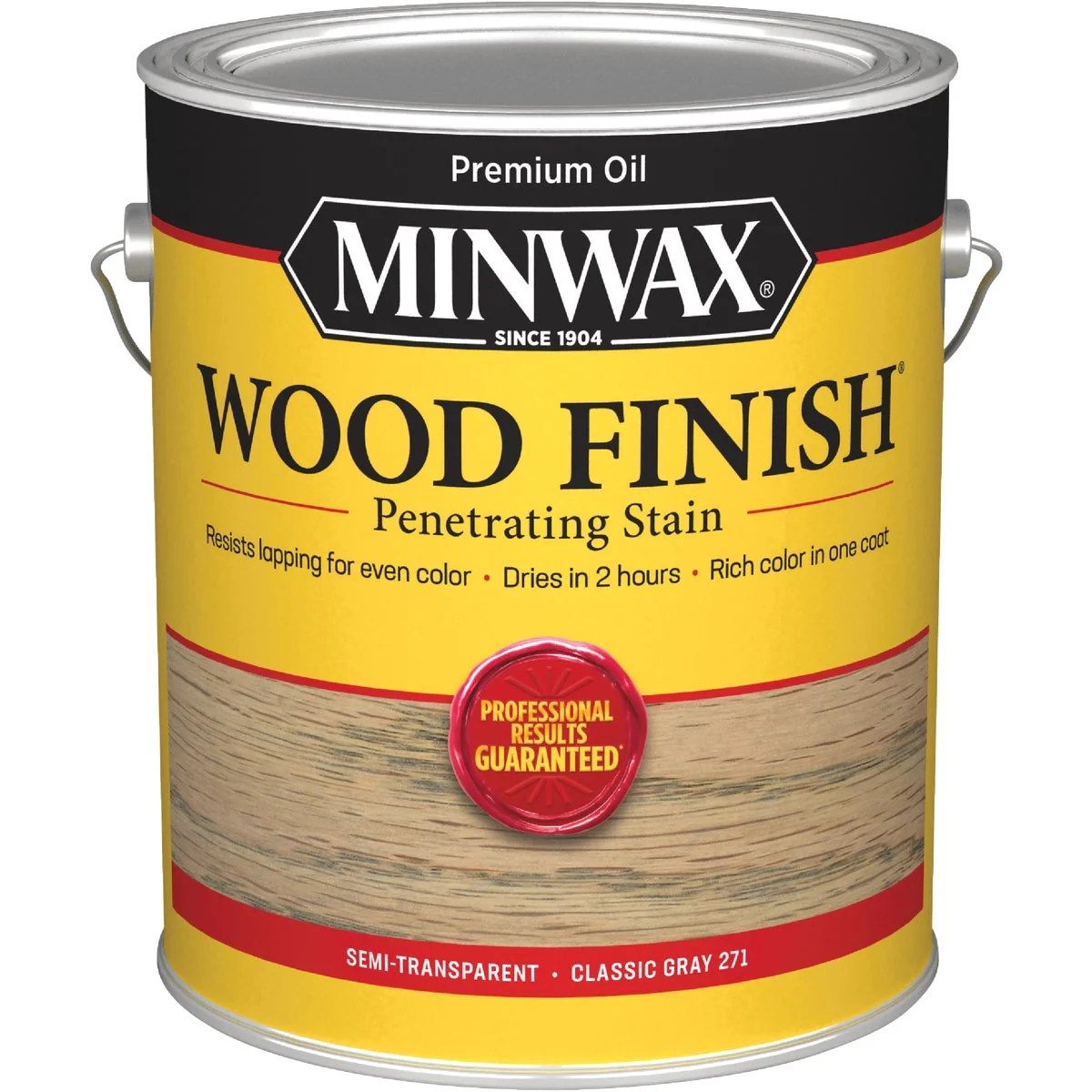 Organic Minwax Wood Finish Penetrating Stain Classic Gray 1 Gal. Selected