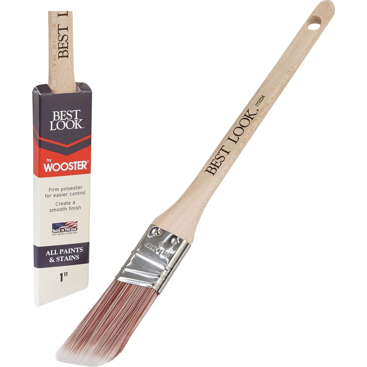 Flexible Look By Wooster 1 In. Thin Angle Sash Paint Brush Responsible