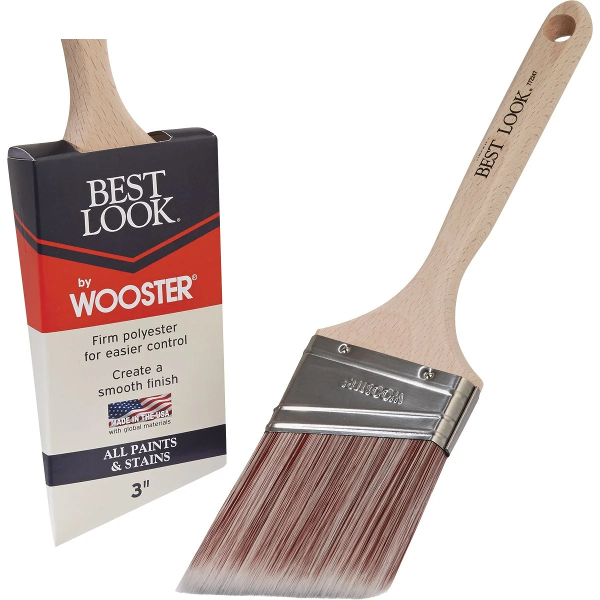 Reliable Look By Wooster 3 In. Angle Sash Paint Brush Selected