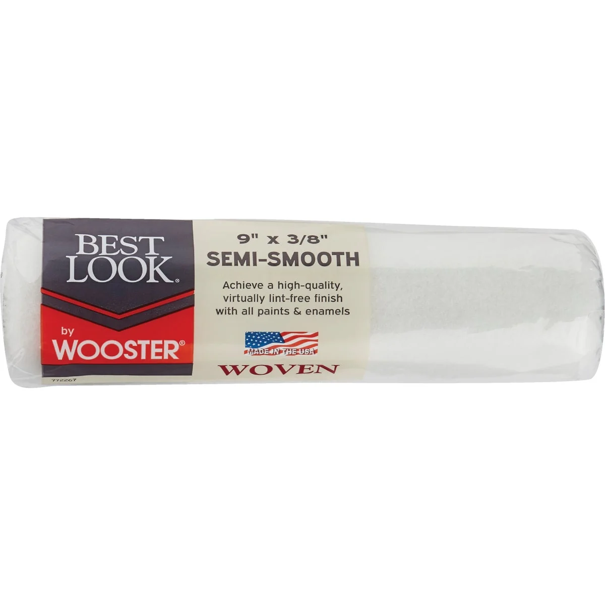 Enhanced Look By Wooster 9 In. x 3 8 In. Woven Fabric Roller Cover Crafted