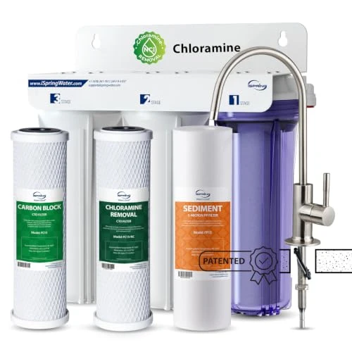 Safe US31-NC 3-Stage Under Sink Water Filter System with Faucet 1 Year Environmentally Friendly