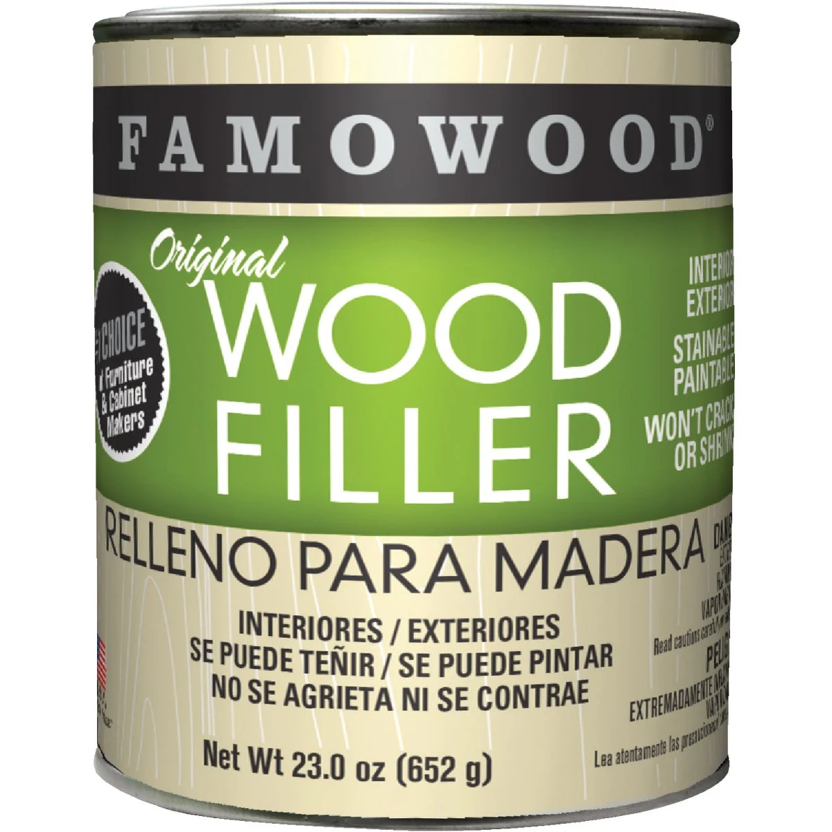 Safe Famowood 23 Oz. Alder Wood Filler Green