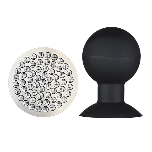 Advanced Puck Screen Reusable Mesh Coffee Filter for Espresso Portafilter Basket with Silent Puck Screen Ejector Coffee Grounds Remover Knock Verified