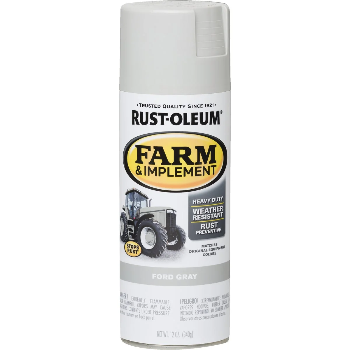 Artisan Rust-Oleum 12 Oz. Ford Gray Farm Implement Spray Paint Certified
