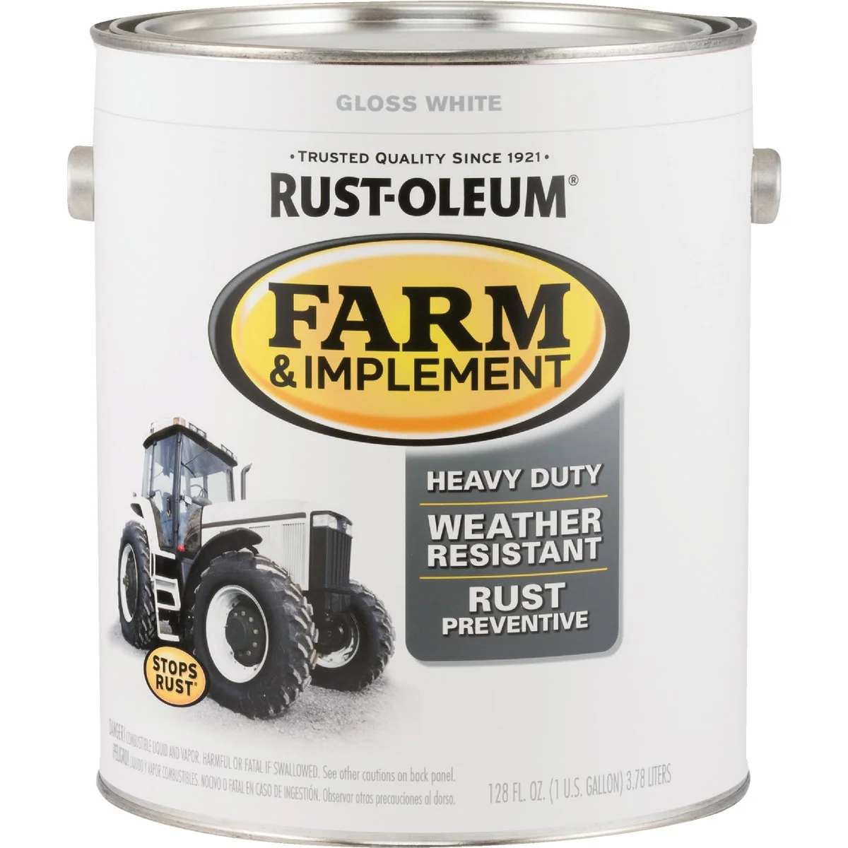 Trusted Rust-Oleum 1 Gallon White Gloss Farm Implement Enamel Recyclable