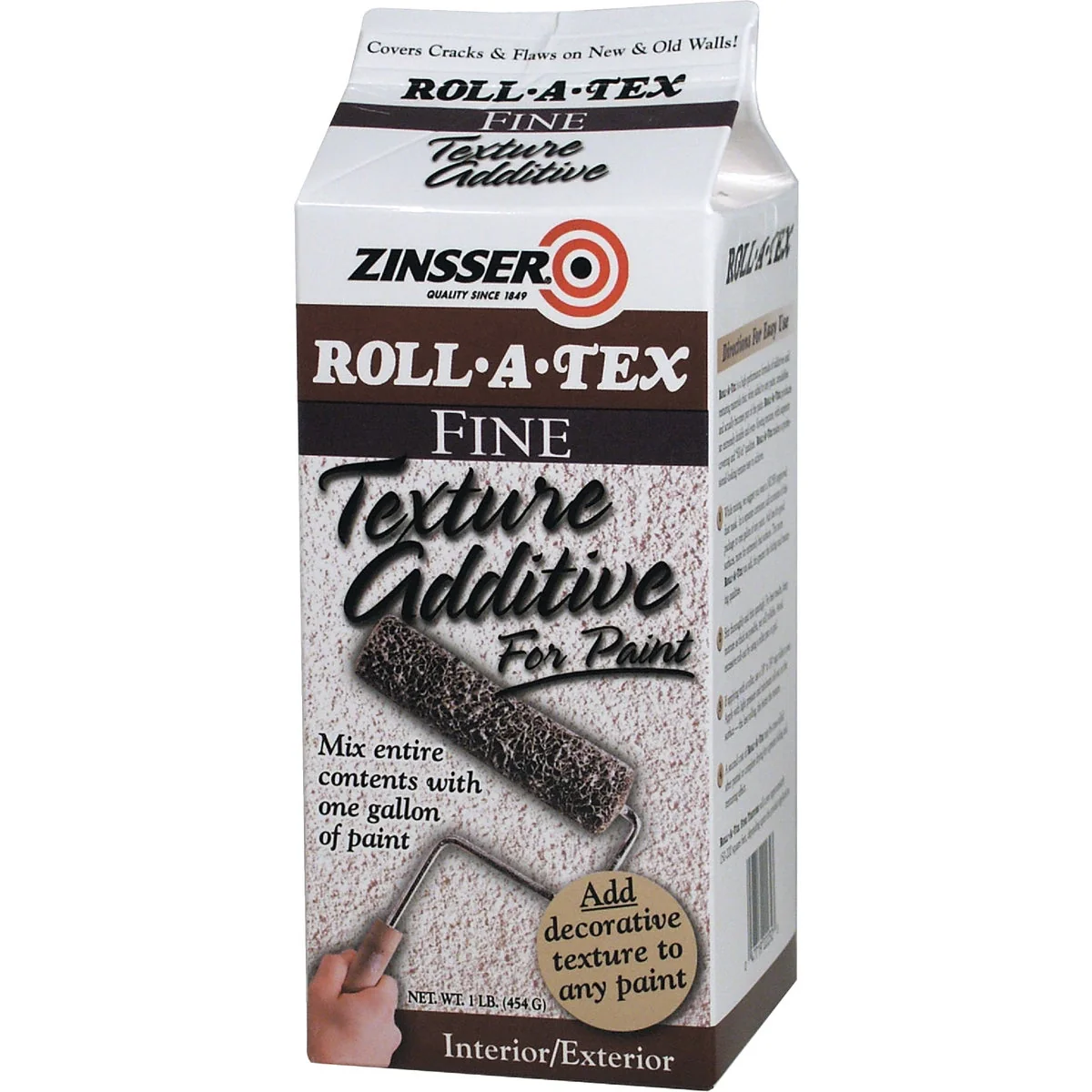 Pure Zinsser Roll-A-Tex Fine Texture Paint Additive 1 Lb. Minimalist
