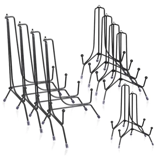 Functional 10 Pack Upgraded Plate Display Stands 10 Count Verified