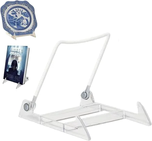Refined 3.5 White Acrylic Display Stand Made in USA Natural