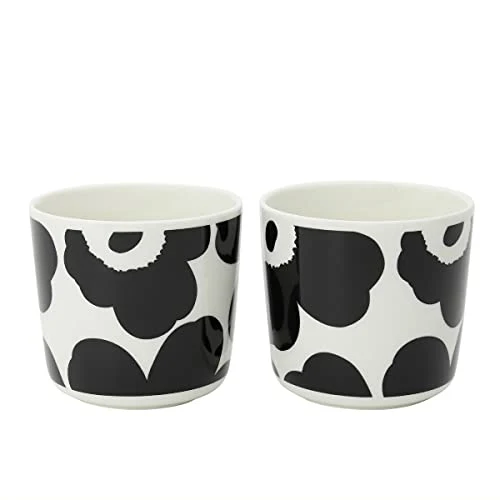 Green Unikko Oiva Stoneware Coffee Cup Set of 2 2 Count Contemporary