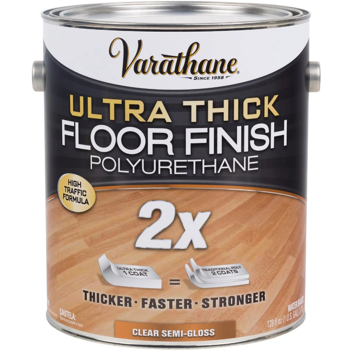 Trusted Varathane 1 Gal. Ultra Thick Clear Semi-Gloss Polyurethane Floor Finish Comfortable