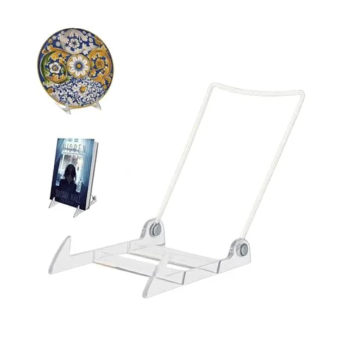 Convenient 5.5 White Acrylic Display Stand Made in USA Top-Quality
