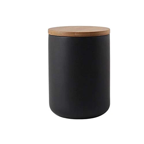 Official Food Storage Jar Ceramic Canisters With Airtight Seal Lid 27oz Clean
