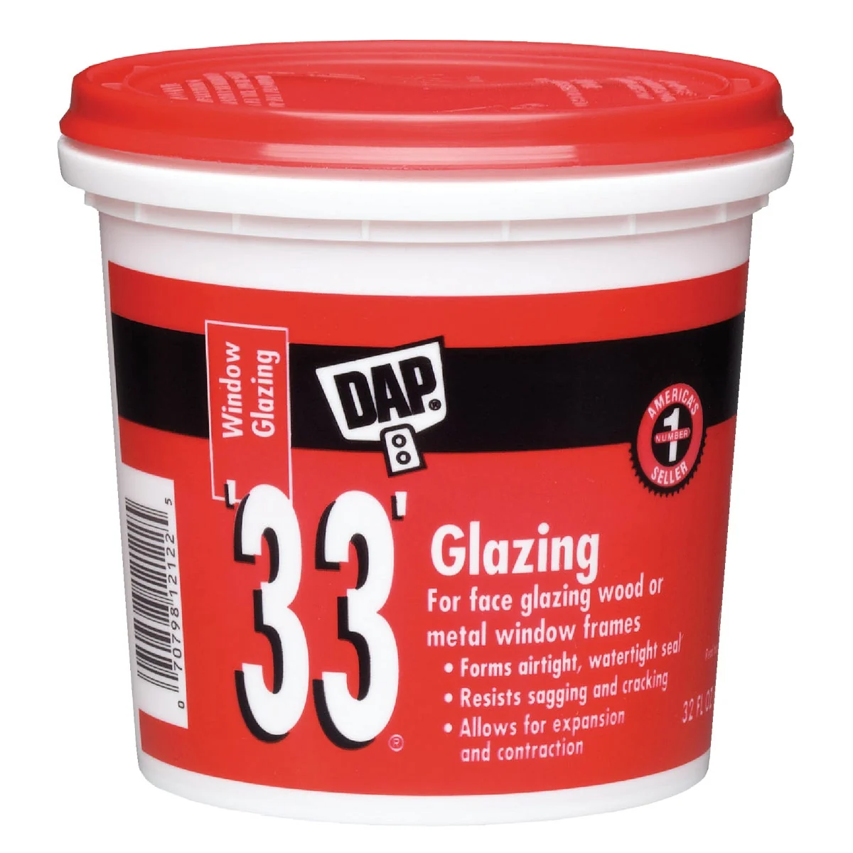 Refined DAP 33 32 Oz. Glazing Compound Premium Material