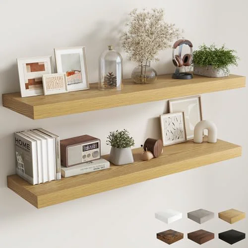 Advanced 55 Inch Fireplace Mantel Shelf 2 Count Soft