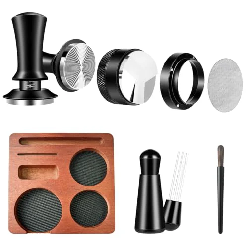 Sophisticated 7 Pcs 51mm Espresso Accessories Kit for Coffee WDT Tool Accessories Set Practical