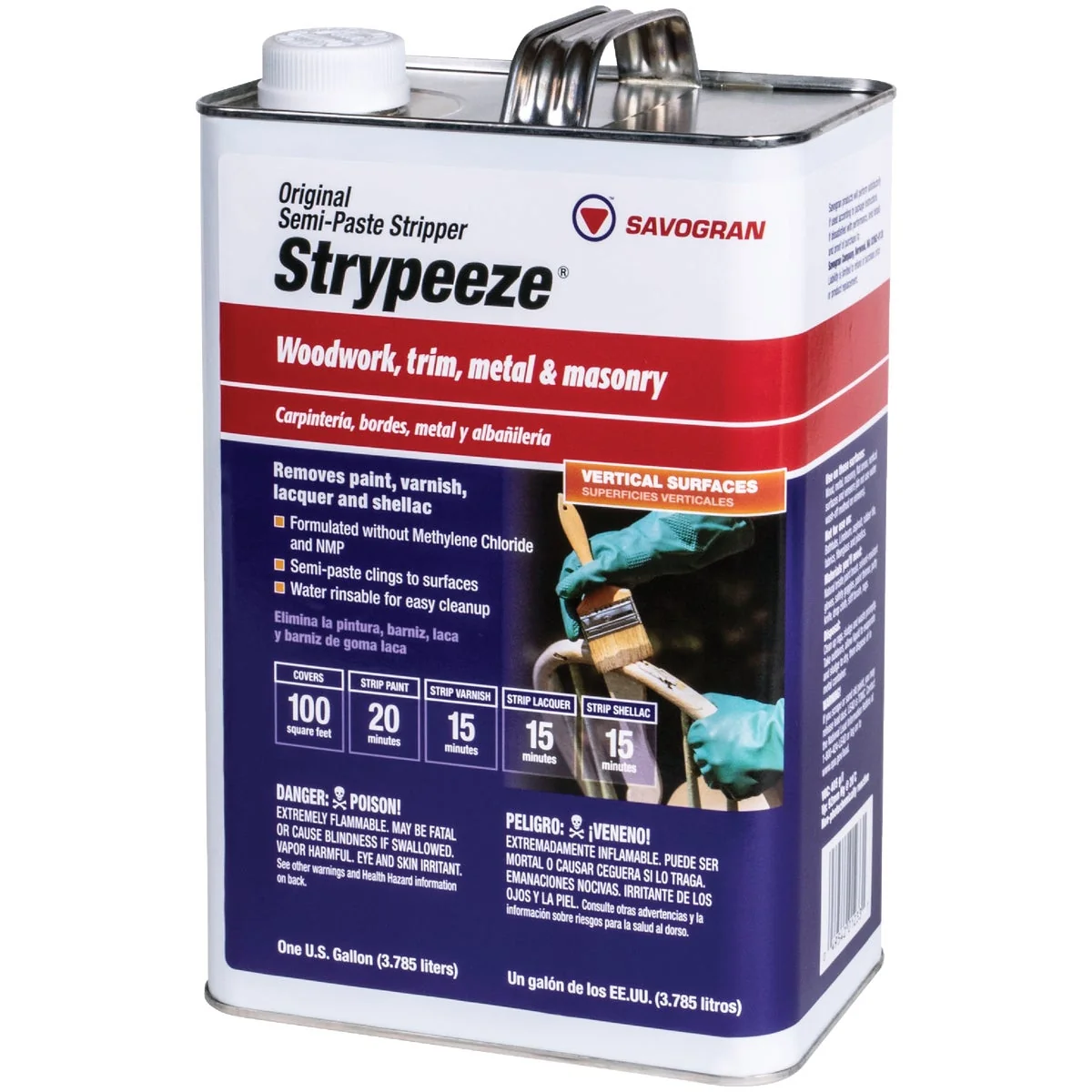Versatile Savogran Strypeeze Gallon Methylene Chloride Stripper High-Grade