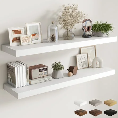 Sustainable 55 Inch Fireplace Mantel Shelf 2 Count Dependable