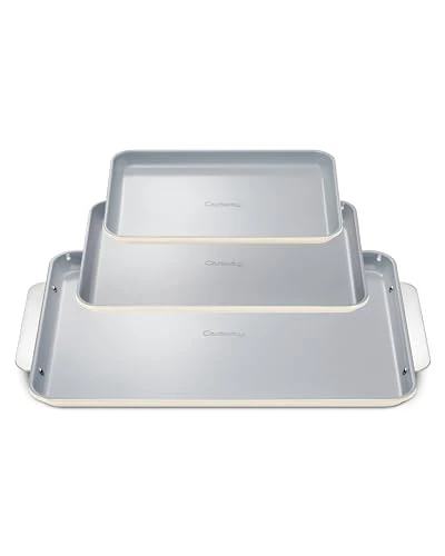 Enhanced Non Stick Ceramic Baking Sheet Trio 3 Count Prestigious