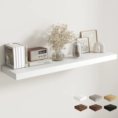 Enhanced 55 Inch Fireplace Mantel Shelf Unique