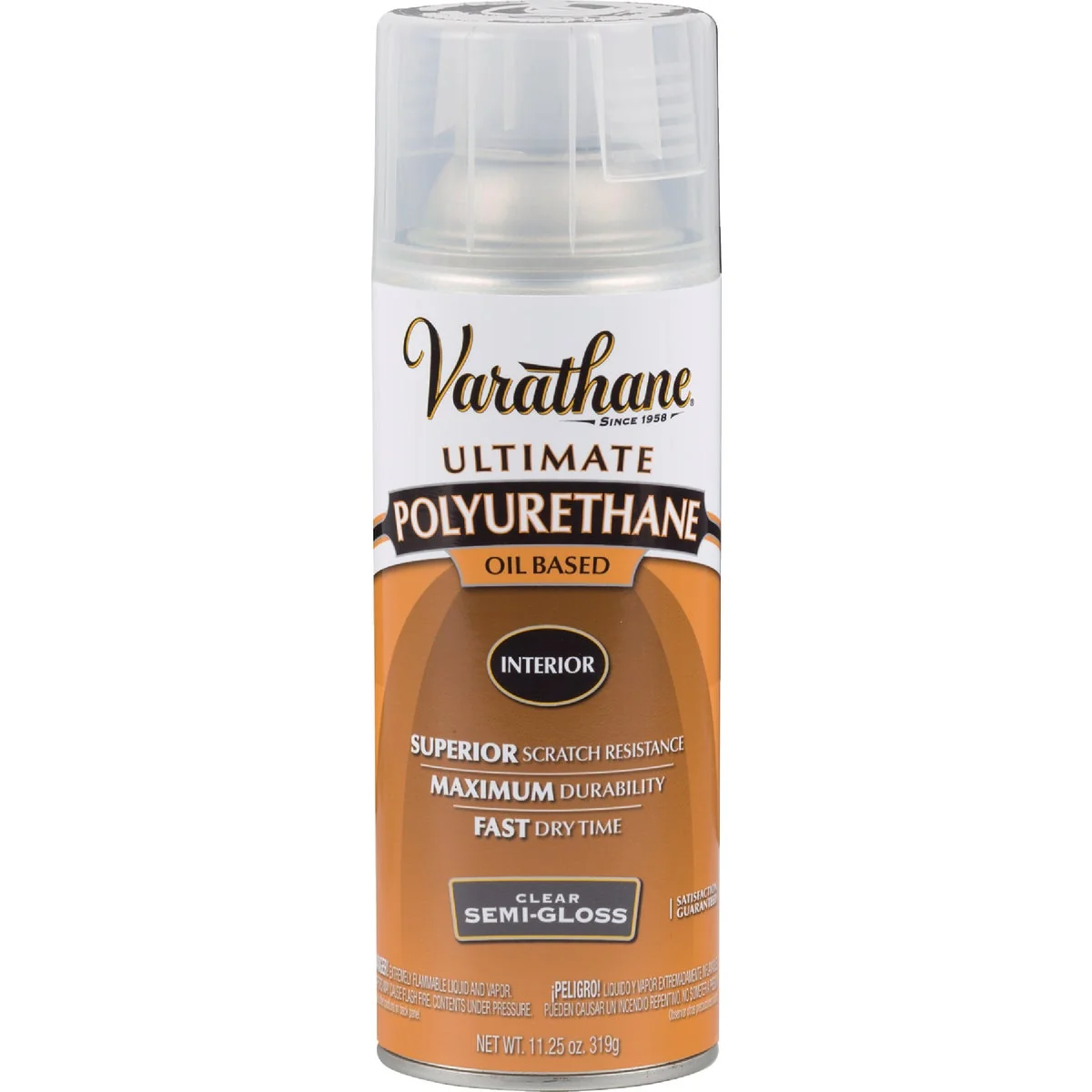 High-Performance Varathane Semi-Gloss Clear Interior Spray Polyurethane 11.25 Oz. Comfortable