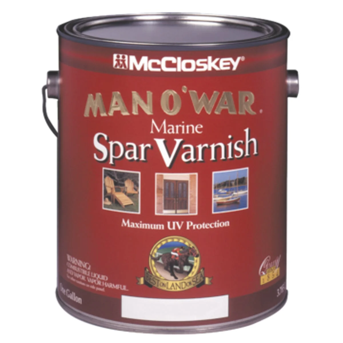 Specialty McCloskey Man O’War Satin Marine Interior Exterior Varnish Gallon Innovative