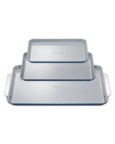 Organic Non Stick Ceramic Baking Sheet Trio 3 Count Healthy