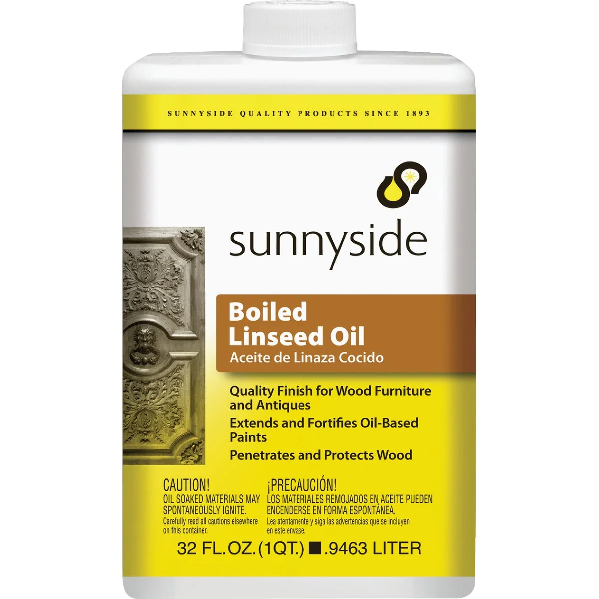 Innovative Sunnyside Boiled Linseed Oil 1 Qt. Solid