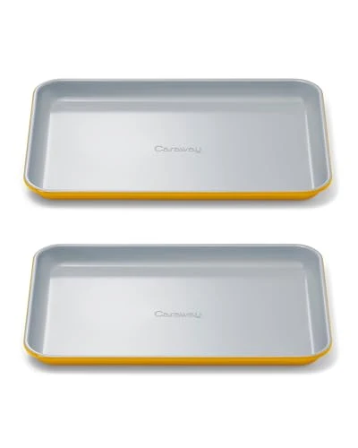 Natural Non Stick Ceramic Small Baking Sheet Duo 2 Count Verified