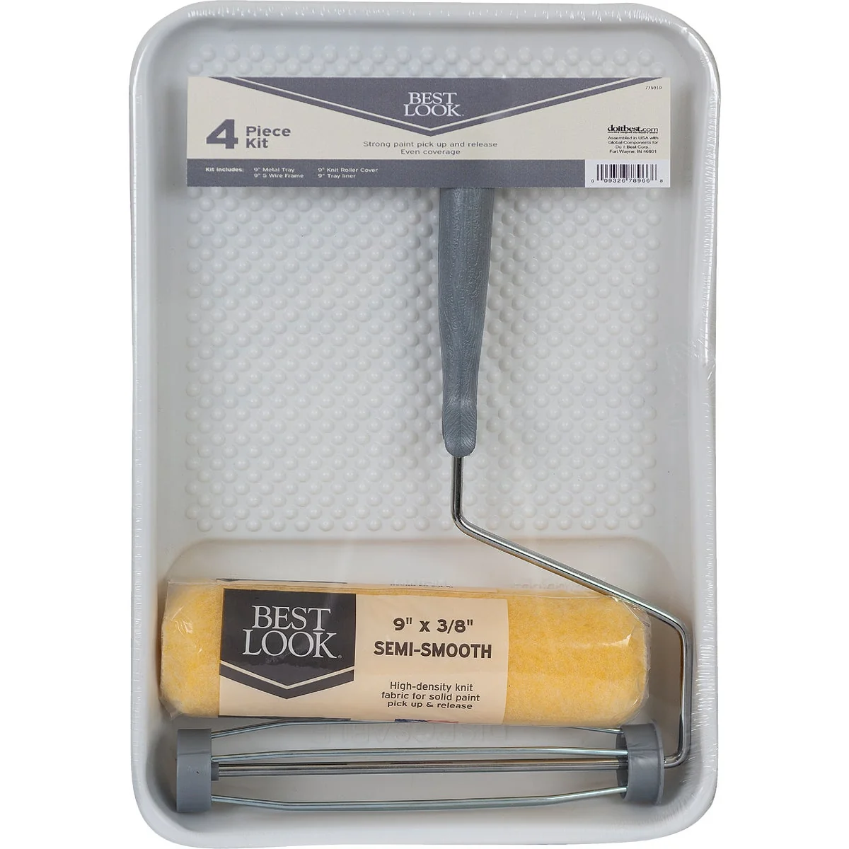 Secure Look Roller Tray Set 4-Piece Fine Crafted