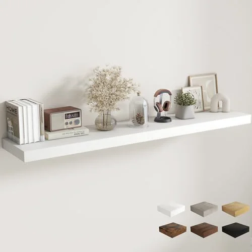 Soft 72 Inch Floating Shelves User-Friendly