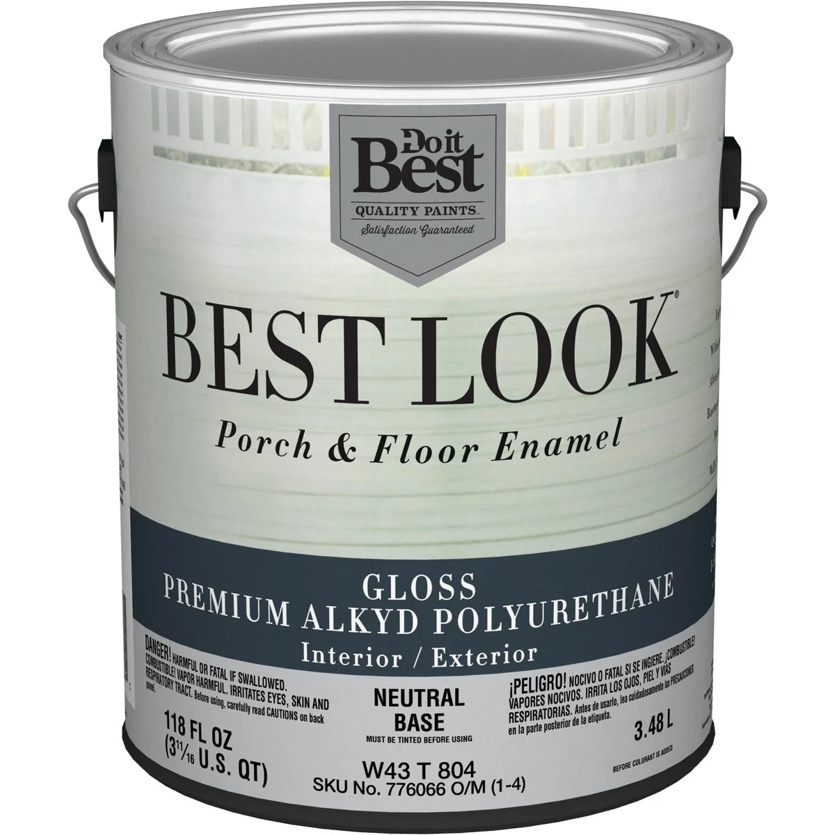 Consistent Look 1 Gal. Neutral Base Polyurethane Gloss Porch Floor Enamel Innovative