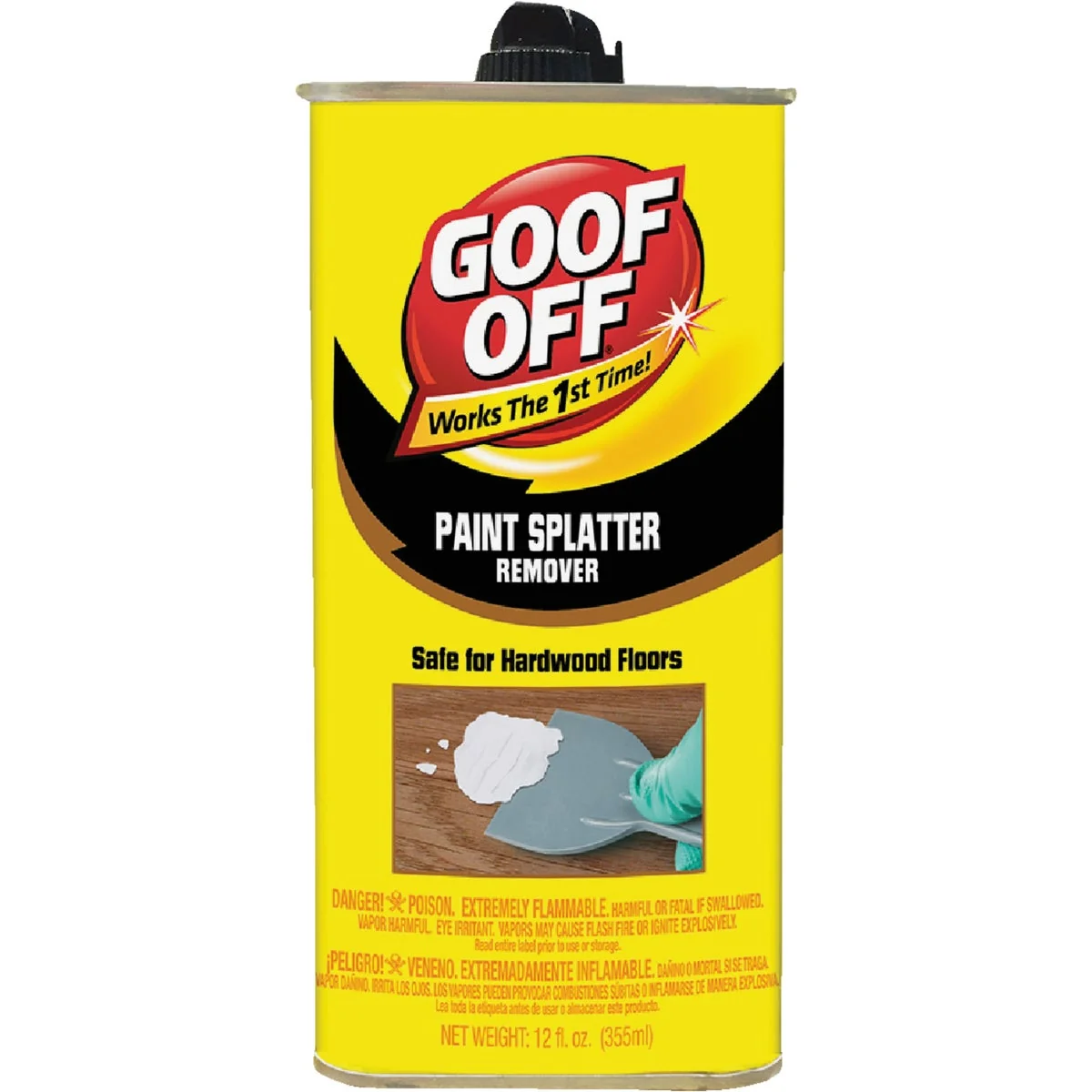 Top-Quality Goof Off 12 Oz. Paint Splatter Remover Convenient