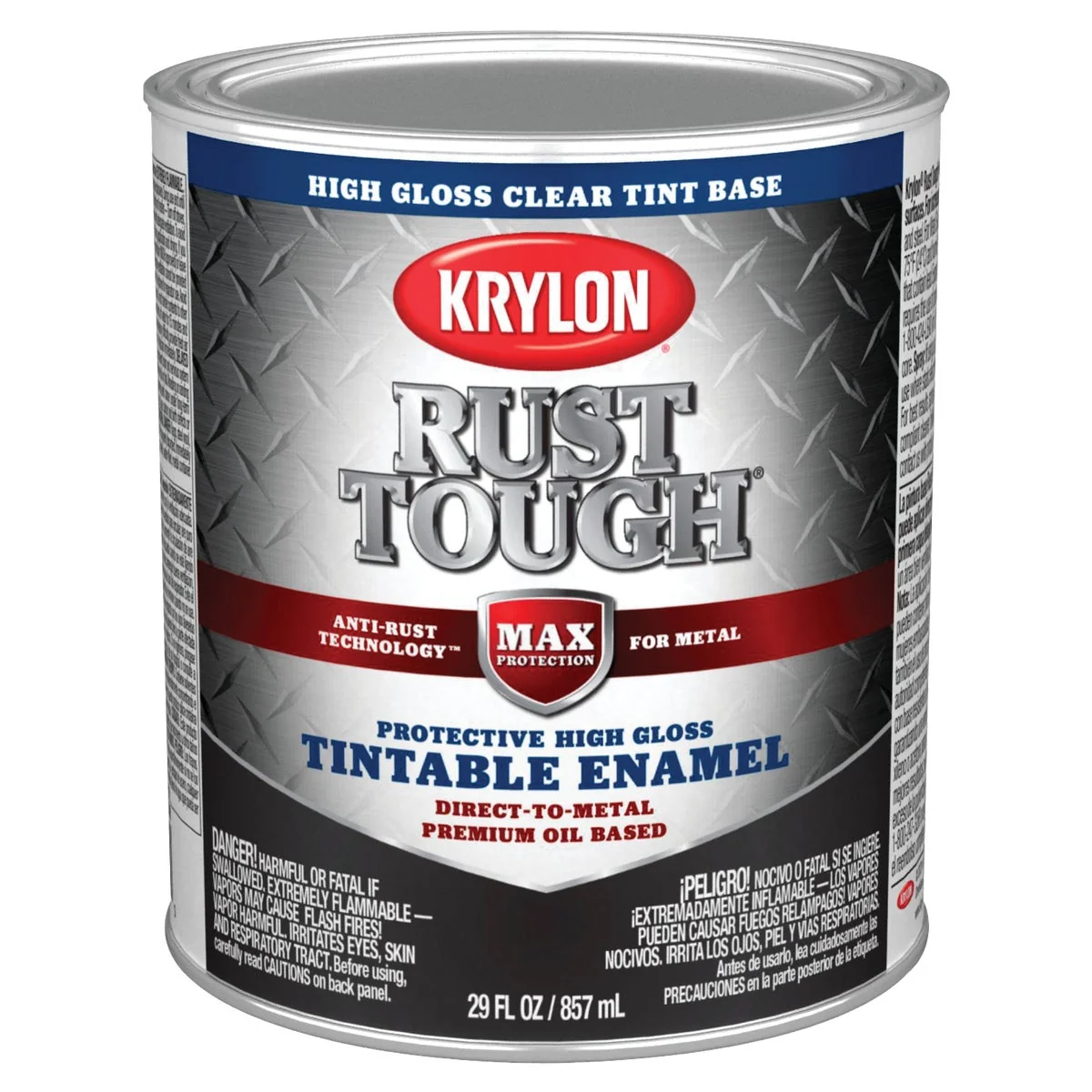 Certified Valspar Anti-Rust Oil-Based Gloss Armor Rust Control Enamel Clear Base 1 Qt. Specialty