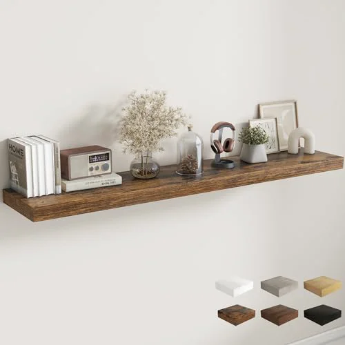 Carefully Designed 72 Inch Floating Shelves Certified