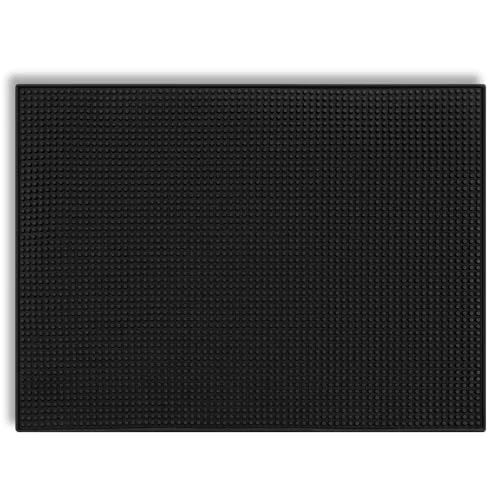 Fashionable 1 Pcs Extra Bar Mat 32 X 24 Inch Black Crafted