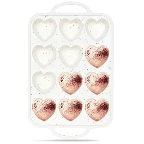 Durable Heart Shaped Muffin Pan Authentic