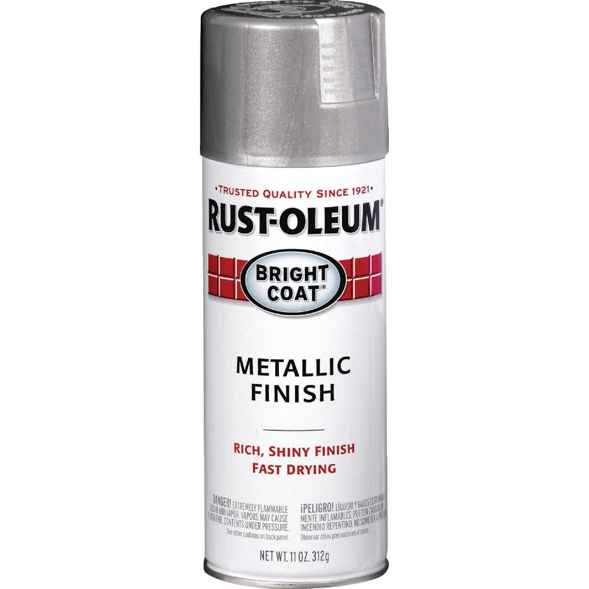 Efficient Rust-Oleum Bright Coat Bright Aluminum Gloss 11 Oz. Stops Rust Spray Paint Fine Crafted