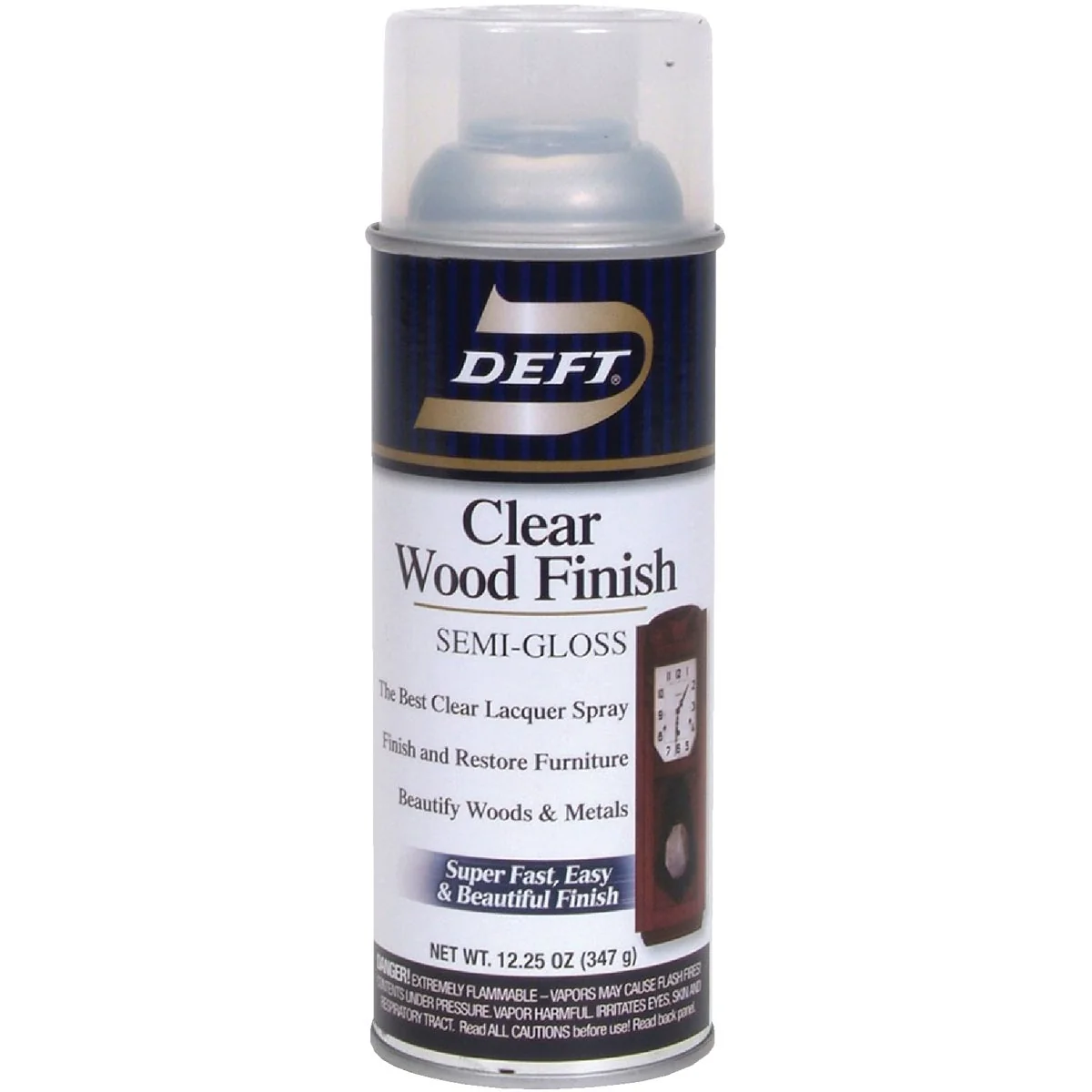 Fashionable Deft 12.25 Oz. Semi-Gloss Clear Wood Finish Interior Spray Lacquer Expertly Made