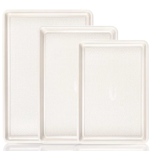 Original Design 3 Pack Nonstick Ceramic Baking Sheet Pan Set for Oven 3 Count Fine
