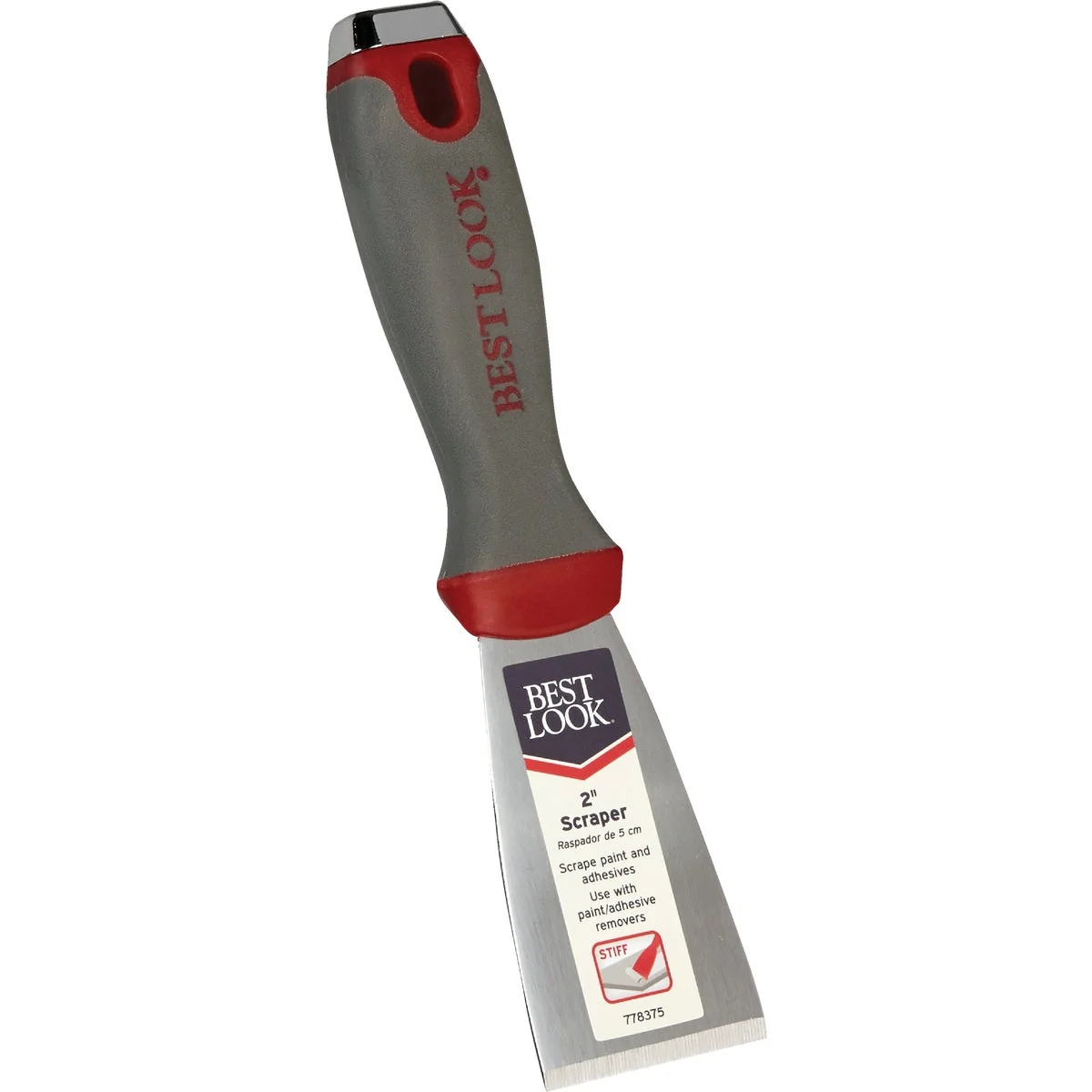 Refined Look 2 In. Stiff Ergo Scraper Soft
