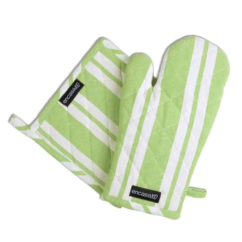 Soft Oven Mitts and Pot Holders Set 2 Count Luxury