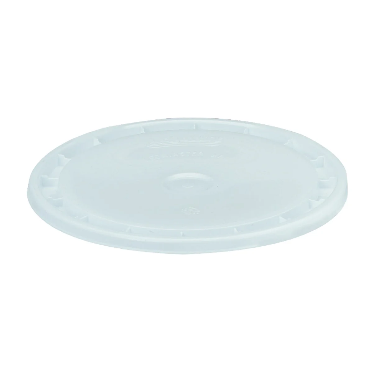 Exclusive Leaktite Easy-Off 5 Gallon 12 in. x 1 in. White Lid Functional