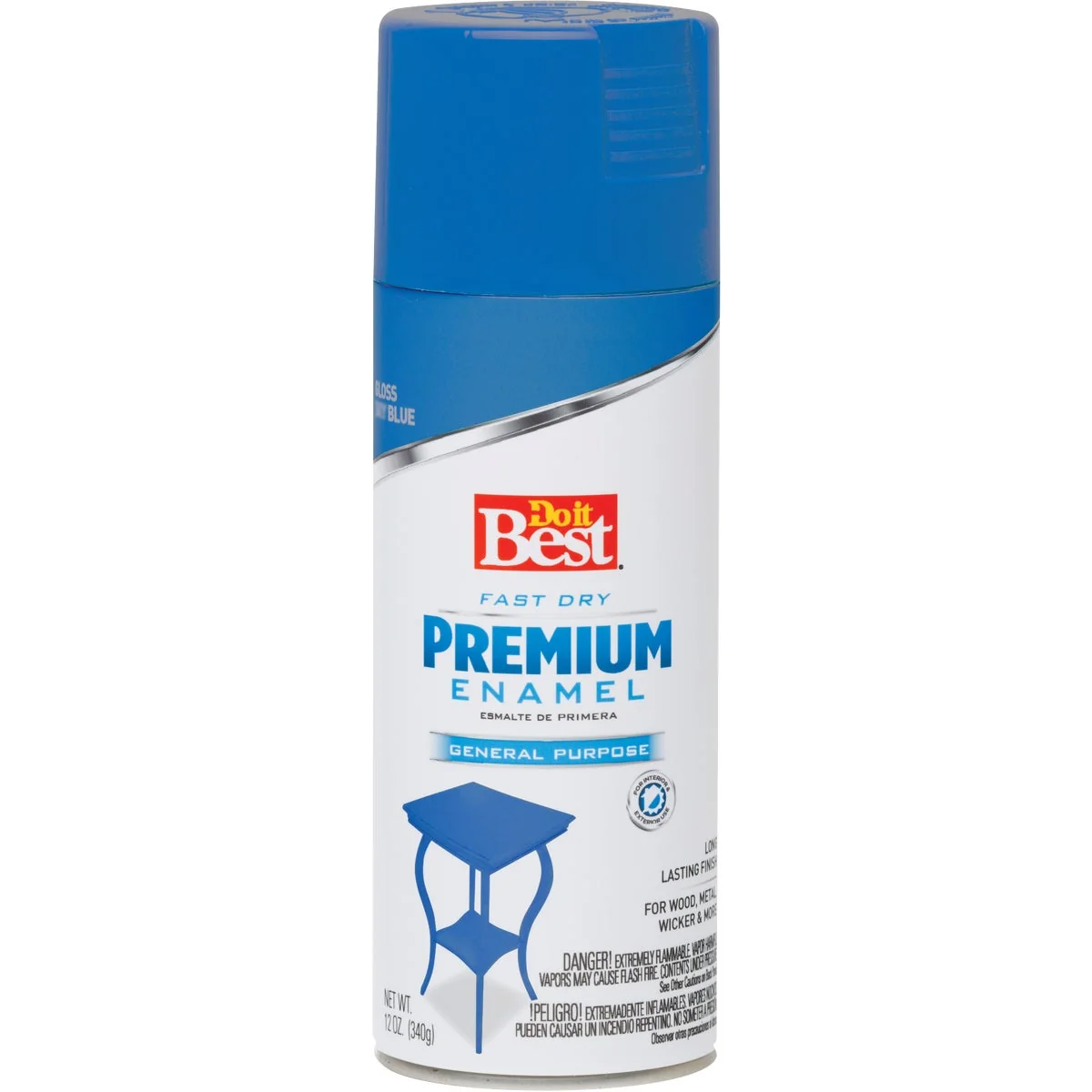 Eco-Friendly Do it Premium Enamel 12 Oz. Gloss Spray Paint Ocean Blue Breathable