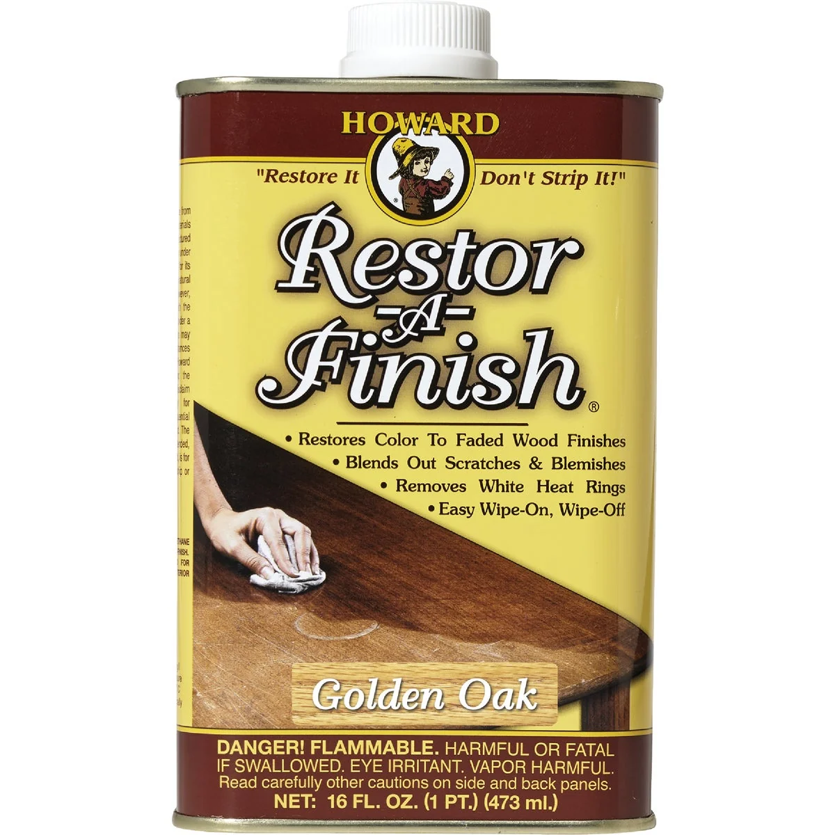 Next-Generation Howard Restor-A-Finish 16 Oz. Golden Oak Wood Finish Restorer World-Class