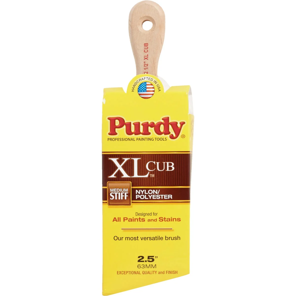 High-Grade Purdy XL Cub 2-1 2 In. Short Angle Short Handle Paint Brush Dependable