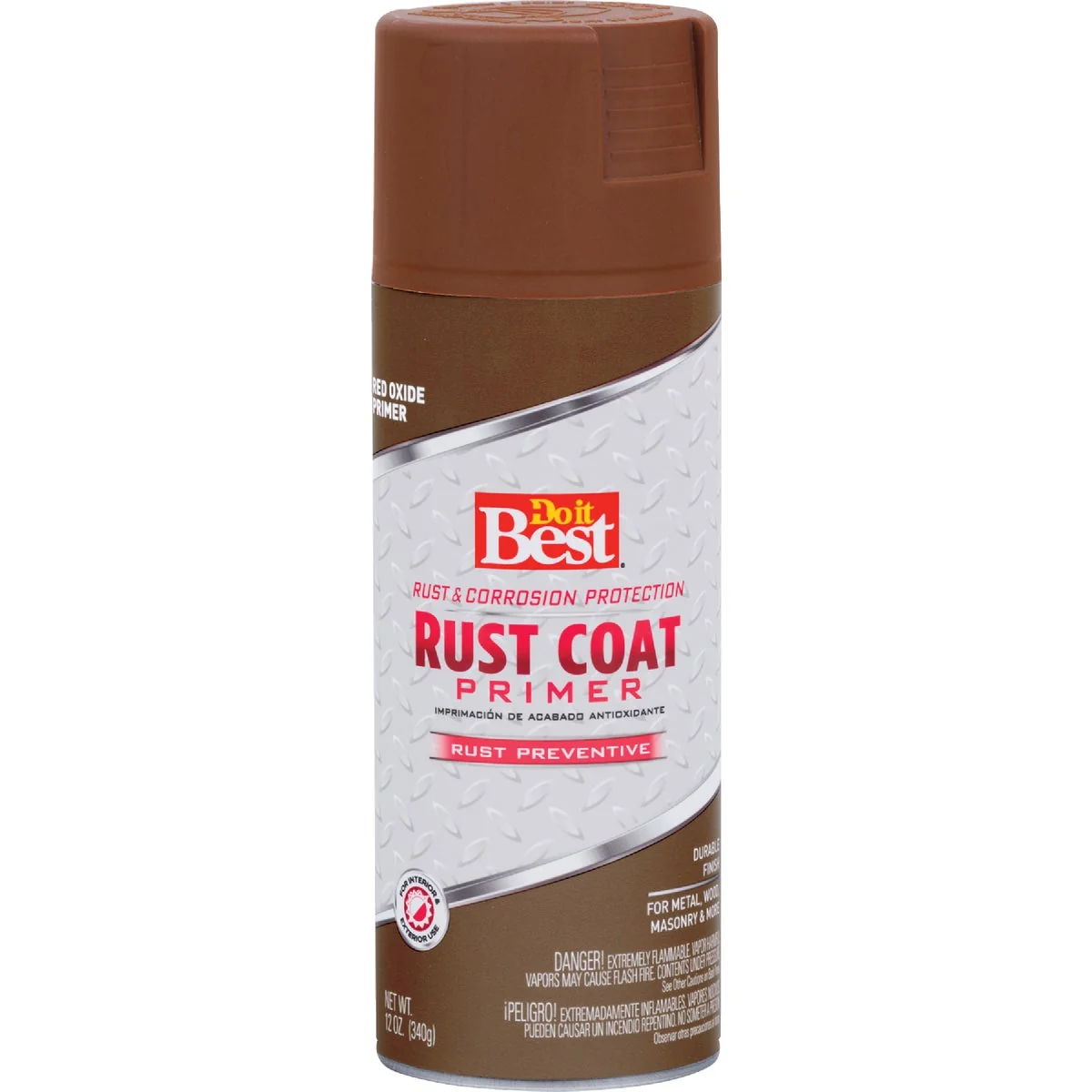 Secure Do It 12 oz. Red Oxide Rust Coat Primer Modern