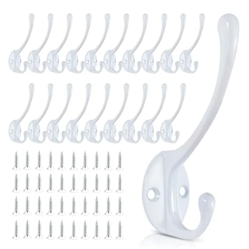 Detailed Wall Hooks for Hanging 20 Count Luxury
