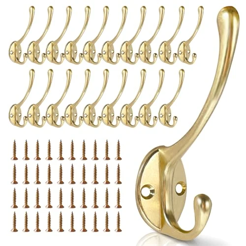 Sophisticated Wall Hooks for Hanging 20 Count Smooth